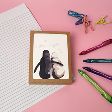 Load image into Gallery viewer, Penguins & City Lights Notecards