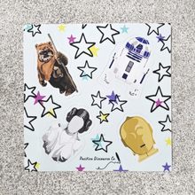 Load image into Gallery viewer, Star War Sticker Sheet